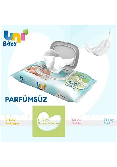 Hassas Dokunuş Islak Mendil 52 Yaprak