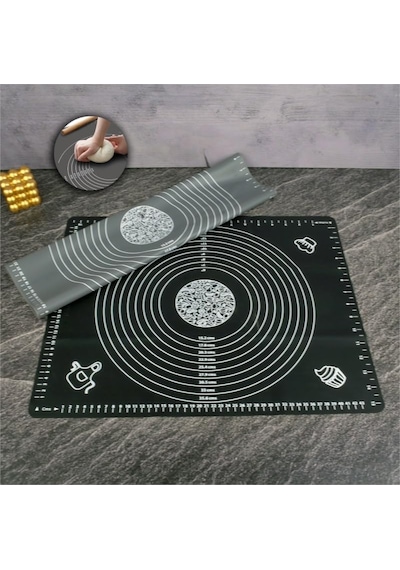 Noksi Hamur Matı, Kaymaz, Silikon Hamur Açma Ve Hamur Kesme Matı Nks168