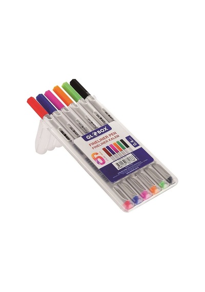Globox Fineliner Kalem 6 Lı Kutu 3176