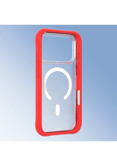 Apple Uyumlu iPhone 17 Pro Max  Kılıf M-safe Özellikli Airbagli Youngkit Dynamic 2 Serisi Kapak Kırmızı Kırmızı