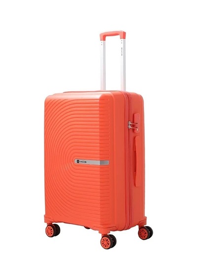 Mçs 3lü Set Kırılmaz Silikon Seyahat Valizi Bavulu V374 Mercan