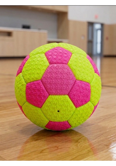 Hentbol Topu Renkli Soft Katman Çocuk Mini Futbol Topu No:1 İç Mekan Minik Top Turuncu