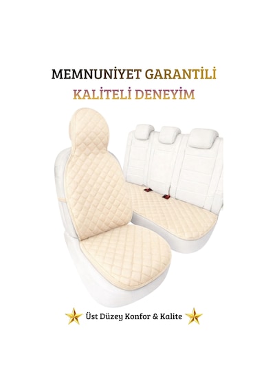 Oto Koltuk Minder Seti Terletmez Kolay Montaj Universal Koruyucu Kılıf Kumaş