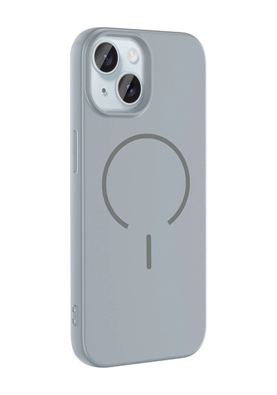 Apple Uyumlu iPhone 15 Kılıf M-safe Şarj Özellikli Zore Meta Kapak