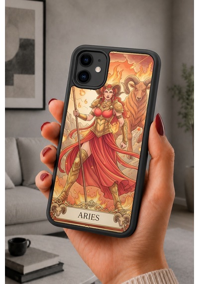 İphone 11 Uyumlu Horoskop Desenli Kamera Korumalı Darbelere Dayanıklı Kılıf 654-horoskop-iphone11
