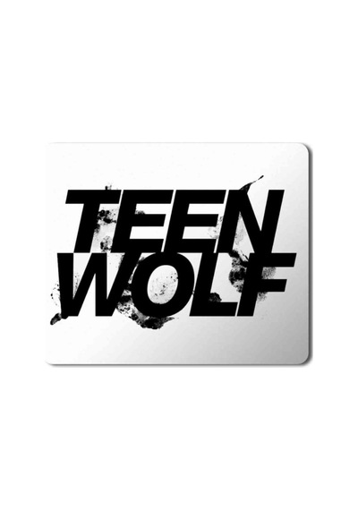 Teen Wolf Siyah Yazı Mouse Pad Mousepad