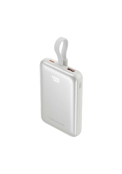 Vention 10000mah 22,5w Powerbank Manyetik Kablosuz Şarj Usb-c + Usb-c/usb-a/kablosuz Dahili Askı Kablolu Bej