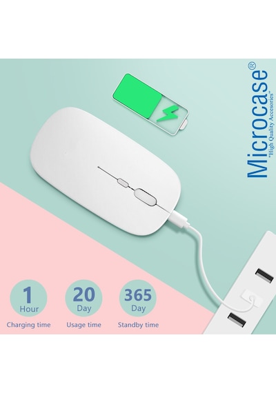 Microcase AL2675 Kablosuz Bluetooth Çift Modlu Mouse