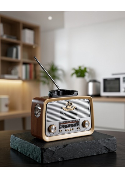 Taşınabilir Nostalji Radyo Bluetooth Usb Aux Girişli Uczzzv01nostalji-4
