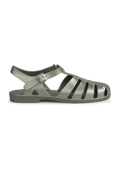 36-40 Numara Arası Bıarrıtz Metal Sandalet - Yeşil Yeşil
