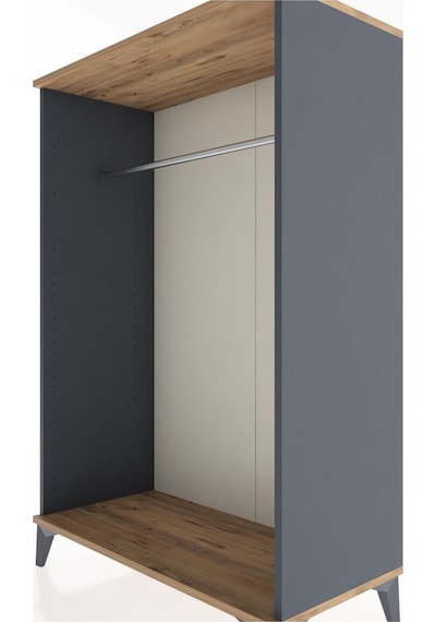 Hyperion Dolap Tek Askılı 88x44x134 Antrasit-çam Antrasit
