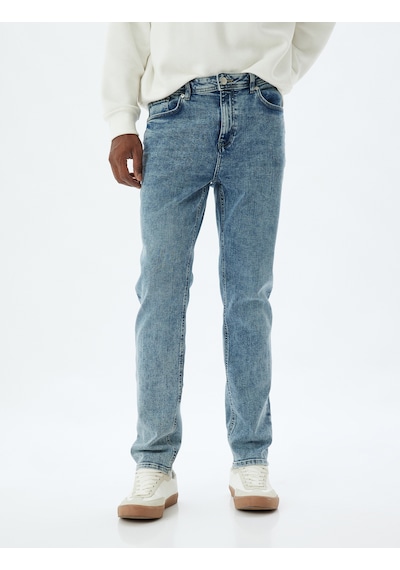 Koton Slim Fit Kot Pantolon - Brad Jean Açık İndigo 5wam40050nd Açık İndigo Koton Slim Fit Kot Pantolon - Brad Jean Açık İndigo 5wam40050nd Açık İndigo