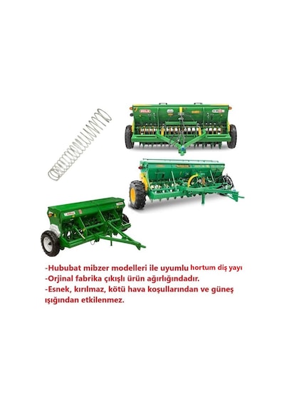 Hububat Mibzeri Hortum Diş Yayı-22 Cm-4 Adet