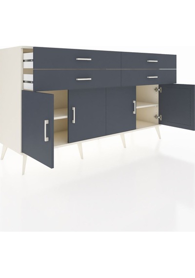 Hyperion Konsol 2 Raflı 4 Çekmeceli 8 Kapaklı 176x44x99 Aytaşı-an Aytaşı-antrasit Hyperion Konsol 2 Raflı 4 Çekmeceli 8 Kapaklı 176x44x99 Aytaşı-an Aytaşı-antrasit