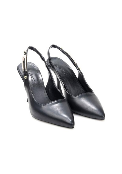 Pisagor Ps-32620 8,5 Cm Topuklu Kadın Stiletto Ayakkabı siyah