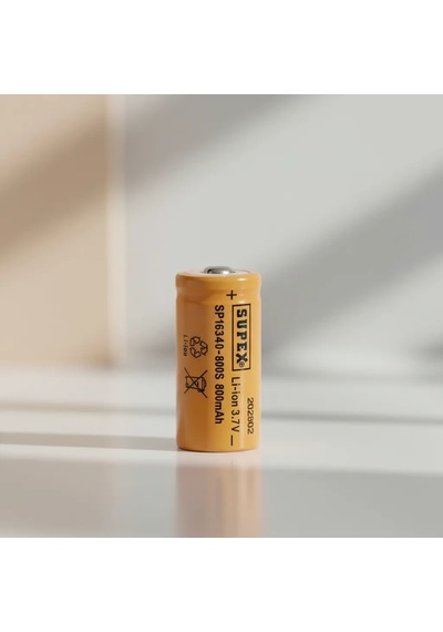 16340 3,7v 800 Mah Başlıklı Pil