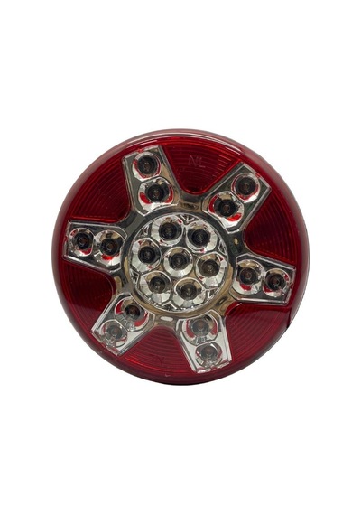 24v Stop-park-sinyal Lambası Ledli Yuvarlak Güleryüz Cobra-mıtsubıshı-otokar-temsa 122 Mm