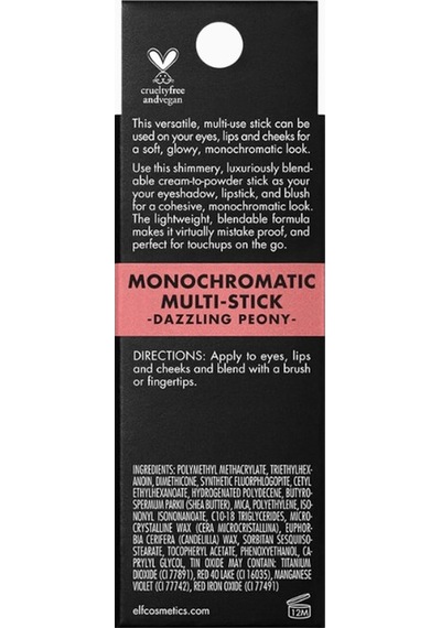 E.l.f. Monokromatik Multi Stick Göz Dudak Ve Yanak Için Kremsi Allıklar Şakayık