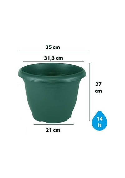 Serinova Villa Saksı Tabaksız 14 Lt No 8