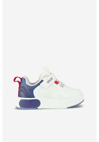 Vicco Babil Erkek Çocuk Işıklı Rahat Sneaker Spor Ayakkabı Beyaz - Lacivert