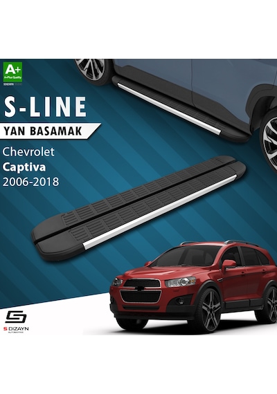 S-dizayn Chevrolet Captiva S-line Aluminyum Yan Basamak 183 Cm 2006-2018 A+ Kalite