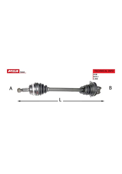 Mga Aks Komple Sol Abslı Master Iı 2.5 G9u MR00-MGA-70301