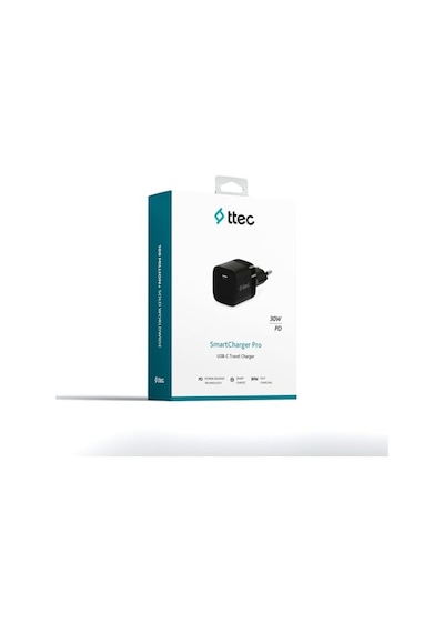 Smartcharger 30w Pd Usb-c Seyahat Hızlı Şarj Aleti Siyah 2scp03