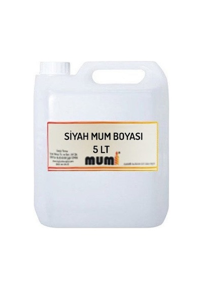 Sıvı Mum Boyası Siyah 5 Litre