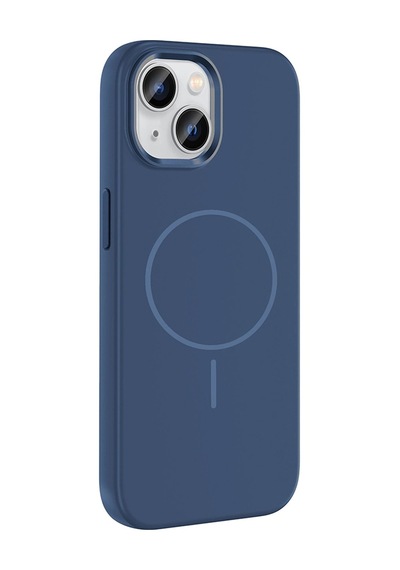 Apple Uyumlu iPhone 15 Kılıf M-safe Şarj Özellikli Metal Kamera Çerçeveli Zore Edi Silikon Kapak
