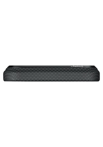 Apple Uyumlu iPhone 17 Pro Kılıf M-safeli Lumintex Teknoloji Aramid Fiber Pitaka Tactile Woven Aries Serisi Siyah Siyah