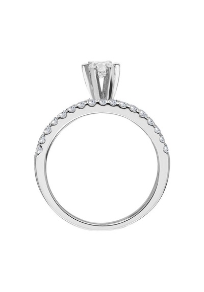 Sirius Toplam 0,53 Ct Pırlanta Tektaş Yüzük Ve Alyans 0807R0052