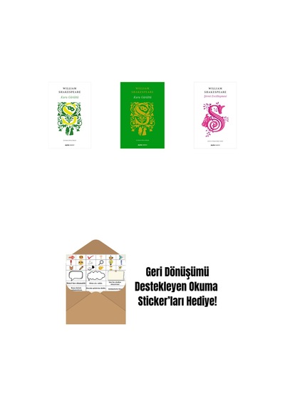 Kuru Gürültü + Kuru Gürültü Ciltli + Kral Lear Ciltli + Okuma Sticker'ları