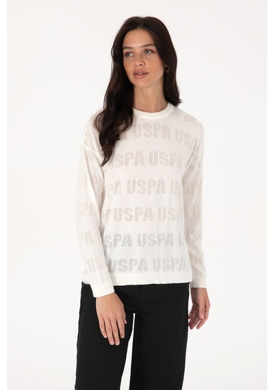 U.s. Polo Assn. Kadın Kazak /triko 50309651-vr256 İnci