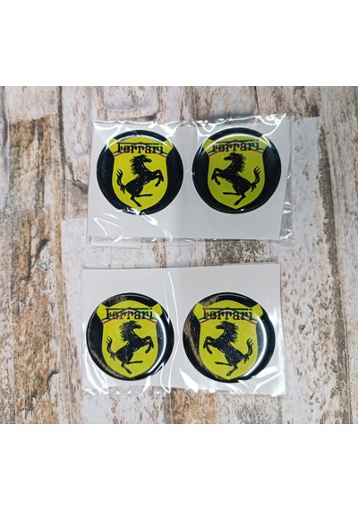 Ferrari Sticker Slikonlu 4x Yeni Model V2