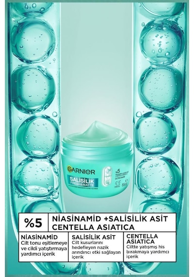 Salisilik Fresh & Matte Sivilce İzi Karşıtı Nemlendirici Sorbe Yüz Kremi 85 Ml, Vegan & Cruelty Free 3600542663342-11187