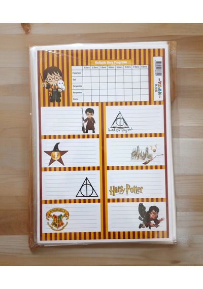 3 Sayfa Toplam 24 Adet Defter Kitap İsim Etiketi İsimlik 12