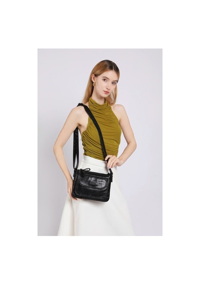 Smart Bags Günlük Küçük Boy Uzun Askılı Kadın Çapraz Ve Omuz Çantası Siyah