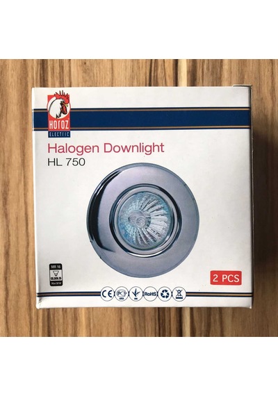 Horoz Hareketli Boş Spot Kaide Hl 750 12x50 Krom Metal
