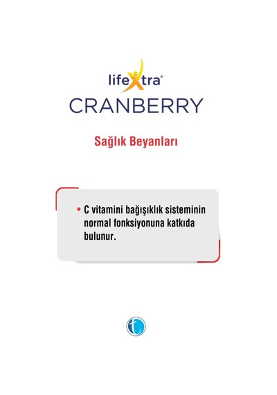Lıfextra Cranberry 30 Kapsul