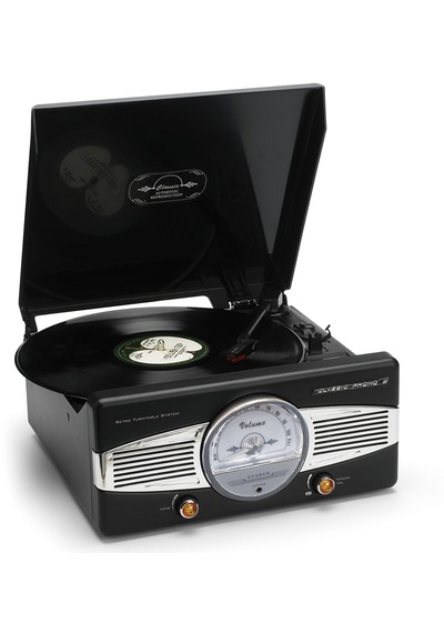 Lenco TT-27 Dahili Hoparlörlü Retro Pikap Siyah