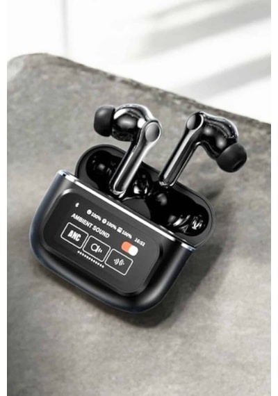 Yeni - 368 - Nesil Bluetooth Kulaklık Ekranlı Yüksek Ses Kaliteli Uzun - Csmo-tex - Şarj Süreli