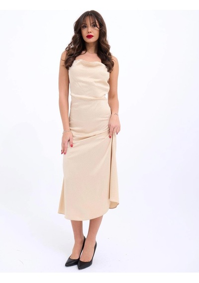 Valensdesign 6840 Elbise-bej