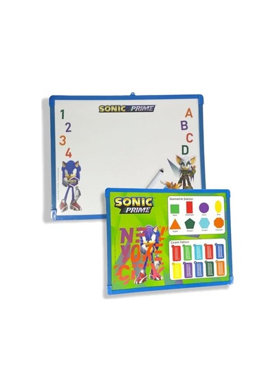 40x30 Cm Lisanslı Sonıc Yazı Tahtası 8615 Çok Renkli