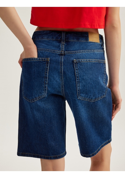 Koton Rahat Kesim Normal Bel Denim Şort Koyu İndigo 5sal40007md Dark Indigo Çok Renkli Koton Rahat Kesim Normal Bel Denim Şort Koyu İndigo 5sal40007md Dark Indigo Çok Renkli