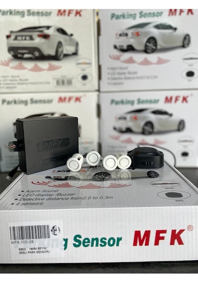 Mfk Universal Park Sensörü Sesli Beyaz 18 Mm
