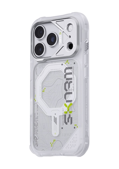 İphone 18 Pro Uyumlu Kılıf M-safe Şarj Özellikli Skinarma Sonar Kapak Beyaz