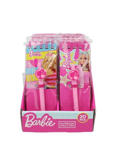 Barbie Not Defteri Kalem Set B-1065 20/80 Çok Renkli