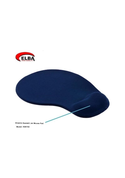 Elba K06152 Bileklikli Jel Mouse Pad Mavi Mouse Pad Elba K06152