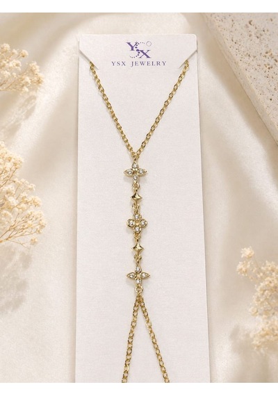 Cm Jewelry Zirkon Taşlı Çelik Şahmeran Bileklik Gold Kadın Şahmeran Altın