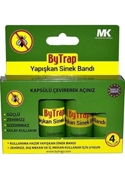 Bytrap Yapışkan Karasinek Tuzağı Sinek Bandı Yapıştırıcısı 1pk 3kapsül